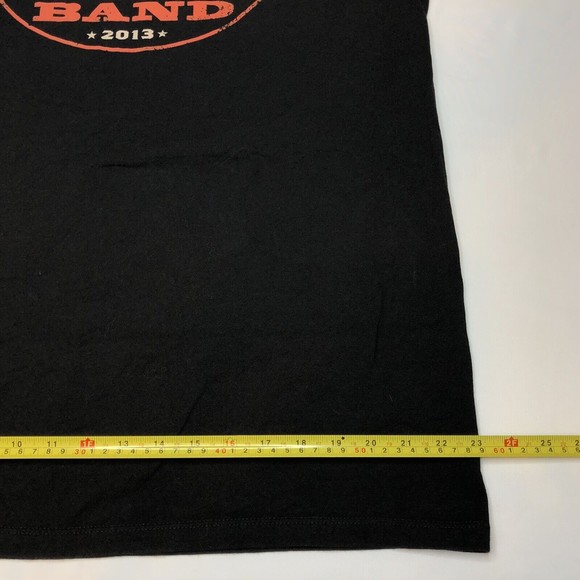 Zac Brown Band 2013 Concert Tour Black Shirt T-Shirt Lucy Justice Goods Size XL - Picture 6 of 9